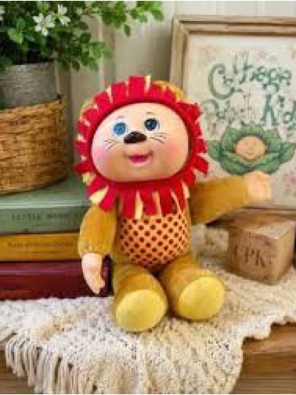 Cabbage Patch Kids Cuties In the shape of a lion.
